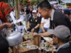 Festival Kuliner Payakumbuh di Kawasan Medan Nan Bapaneh, Ngalau Indah, Kota Payakumbuh, Minggu (26/11/2017).
