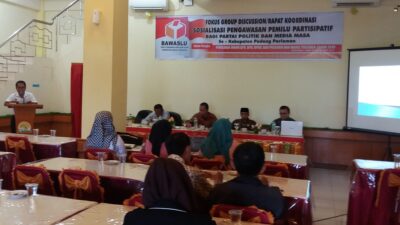 Panwaslu Padang Pariaman Gelar Sosialisasi Pemilu Partisipatif