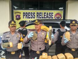 Pelaku Penyelundupan Ganja 90 Kilogram Ternyata Polisi