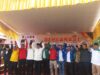Deklarasi pasangan calon (paslon) Walikota dan Wakil Walikota pada Pemilihan Kepala Daerah (Pilkada) Kota Pariaman 2018, Genius-Maedison di halaman kampus STIT Kota Pariaman, Minggu, (8/1/2018).