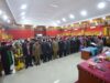 Pelantikan dan pengambilan sumpah 126 pejabat dilingkungan Pemerintah Kota (Pemko) Pariaman oleh Walikota Pariaman Mukhlis Rahman di Aula Balaikota Pariaman, Jumat (12/1/2018).