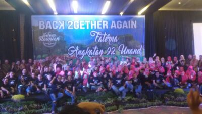 Reuni Perak Faterna Unand 92, Bernostalgia dengan Bantu Kampus