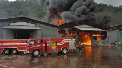 Sebelum Kebakaran Ada Aktivitas Pengapalan Ampas Minyak
