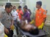 Korban tak dikenali yang tewas tenggelam di Danau Singkarak, Kabupate Solok saat di RSUD Kota Solok, Kamis 5 April 2018. Foto : Fernandez