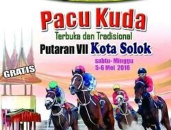 Pacu Kuda Tradisional Basilanja Kembali Dihelat di Kota Solok