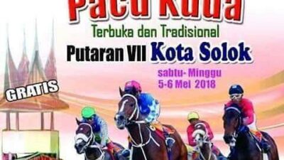 Pacu Kuda Tradisional Basilanja Kembali Dihelat di Kota Solok
