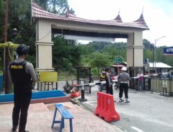 Pasca Aksi Terorisme, Polres Solok Arosuka Perketat Penjagaan Masuk