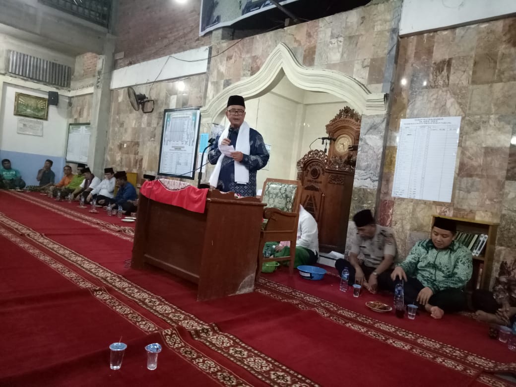 Wagub Sumbar Nasrul Abit memberikan kata sambutan. Foto : Humas Pemprov