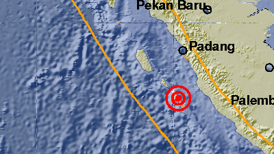 Gempa 5,0 SR Mentawai Berada di Zona Megathrust