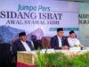 Sidang Isbat penentuan 1 Syawal 1439 Hijriah oleh Kementerian Agama RI di Jakarta, Jumat 14 Juni 2018. Foto : Tribun