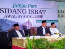 Pemerintah Resmi Tetapkan 1 Syawal Jatuh Besok