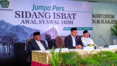 Pemerintah Resmi Tetapkan 1 Syawal Jatuh Besok