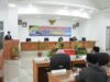 Rapat Paripurna Dewan Perwakilan Rakyat Daerah (DPRD) Tanah Datar dalam rangka penyampaian keputusan tentang catatan terhadap Laporan Keterangan Pertanggungjawaban (LKPj) Bupati Tanah Datar tahun 2017, di Gedung DPRD Tanah Datar, Pagaruyung, Rabu (6/6/2018). Foto : Rehan