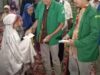 Gerakan Pemuda Ansor Padang Pariaman, Sumatera Barat menyantun anak yatim, Sabtu (9/6/2018). Photo : Rezki Pratama Jiwa.