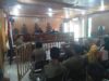 Sidang Tipiring terhadap dua pemilik kafe di Kota Solok, karena kedapatan menyalahi aturan Perda dengan menjual minuman keras atau miras. Foto : Fernandez