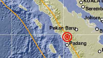Segmen Sianok Menggeliat, Bukittinggi Diguncang Gempa