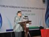 Direktur Deregulasi Badan Koordinasi Penanaman Modal (BKPM) Yuliot, saat memberikan kata sambutan dalam kegiatan Forum Kebijakan Invenstasi Pusat dan Daerah 2018 di Hotel Mercure Padang, Kamis (19/7/2018).