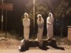 Tiga Pocong ala Sinetron disanksi warga berdiri sampai pagi