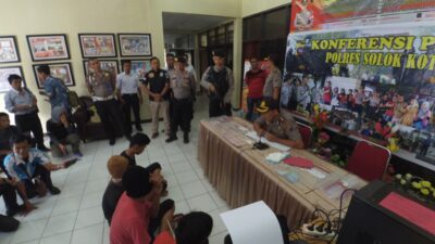 Polres Solok Kota Ungkap Perederan Uang Palsu Jutaan Rupiah