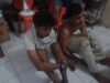 Dua pelaku jambret yang tertangkap massa. Foto : Istimewa