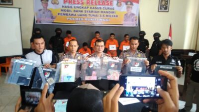 Dua Bulan Diburu, Perampok BSM Bukittinggi Diringkus