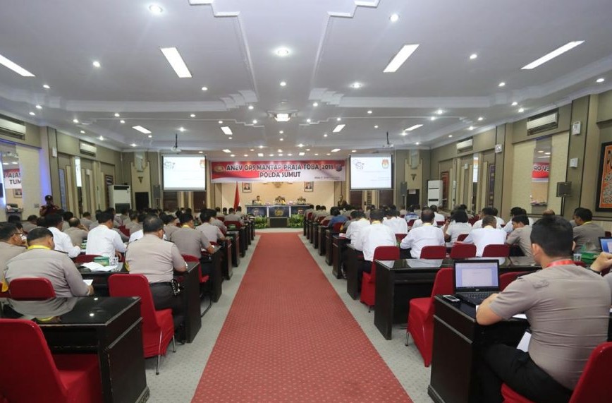 Anev Ops Mantap Praja Toba-2018 Polda Sumatera Utara