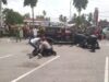 Simulasi terkait pengamanan Pemilihan Umum (Pemilu) 2019 di wilayah hukum Polres Solok Kota, Sumatera Barat