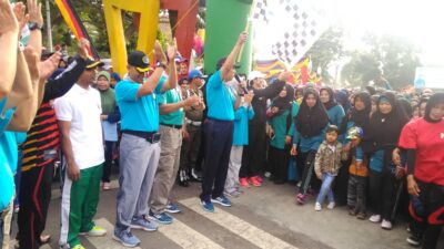 Peringati Haornas Ke XXXV, Ribuan Warga Tanah Datar Berkeliling Kota