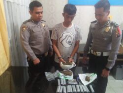 Simpan Ganja Diatap Rumah, Warga Panyakalan Solok Diciduk Polisi