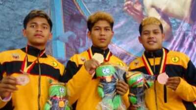 Tiga Petarung Tanjung Bonai, Kumpulkan 3 Medali Untuk Tanah Datar