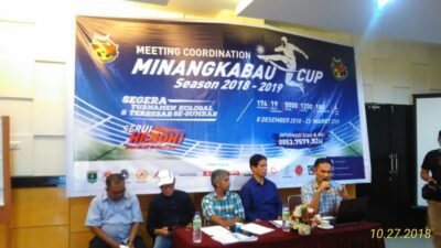 Berbeda Dari Dua Turnamen Sebelumnya, Minangkabau Cup II Digelar 15 Desember 2018