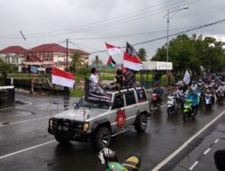 Ribuan Orang Ramaikan Aksi Kibarkan Bendera Tauhid di Solok