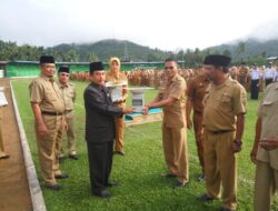 Tertib Ukur, Empat Pasar Tradisional di Kabupaten Sijunjung Dapat Penghargaan dan Bantuan Timbangan Elektronik