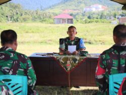 Kasi Ops Korem Tutup Latihan Posko II Yonif 133/YS