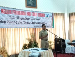 Gubenur Sumbar Tekankan 19 Kabupaten/Kota Perbanyak Program Pembangunan Jamban Sehat