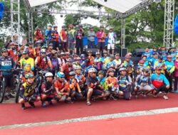 Ratusan Pecandu Sepeda Sumbar, Riau Dan Jambi Ikuti Minangkabau Fun Bike 2018