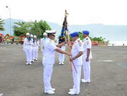 Sertijab Danpolmal dan Kadispotmar Lantamal II Padang