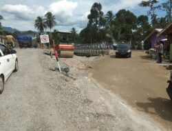 Balai Jalan Uji Coba Jembatan Darurat Kedua Kayu Tanam