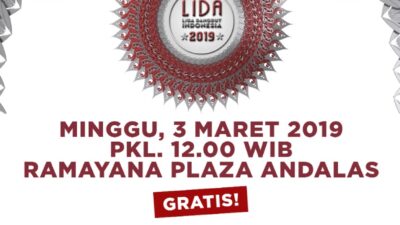 Pekan Ini, Demam LIDA 2019 Akan Hadir Di Padang