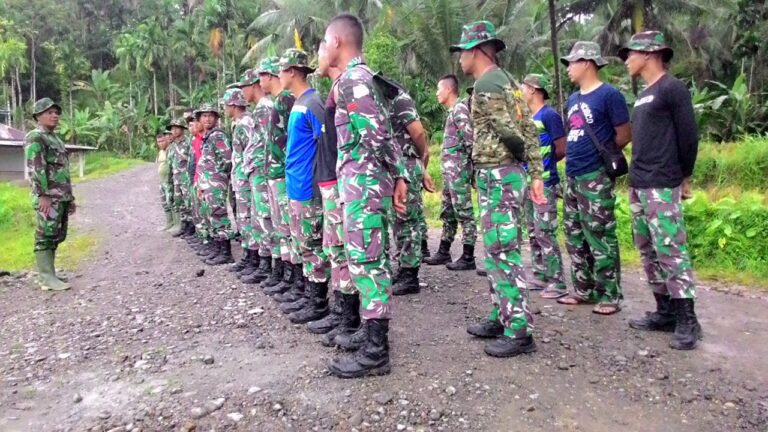 Satgas TMMD Kodim 0308/Pariaman Awali Aktivitas dengan Apel dan Do’a