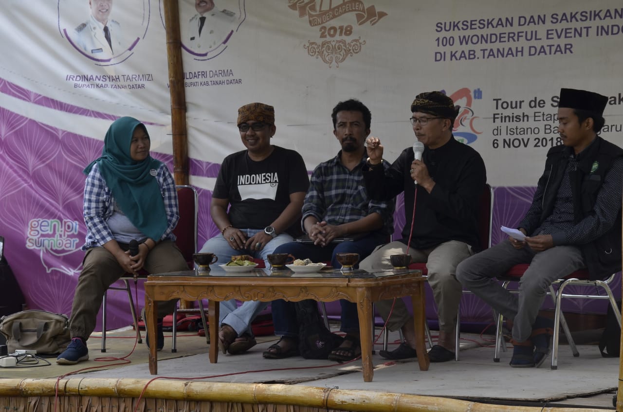 Diskusi pagi di Pasar Van Der Capellen dengan tema Populasi Burung Kuntul di Kota Batusangkar, Minggu 3 Maret 2019