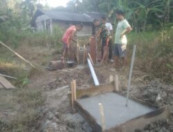 Berkah Keluarga Anggianto, TNI Bangun Toilet di Kediamannya