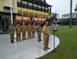 Sekdaprov Sumbar Grogi Lakukan Apel Pagi