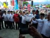 Sebanyak 12 kepala daerah hadiri konser jempolan Indonesia Maju sekaligus deklarasi dukung Capres dan Cawapres 01, Joko Widodo dan Ma'ruf Amin, di Danau Cimpago, Padang Barat, Kota Padang, Sumbar (9/4/2019)
