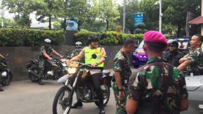 Polri dan TNI Patroli Gabungan Pemilu