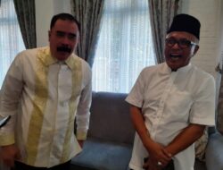 Dua Sahabat Bertemu, Donny Moenek dan Guspardi Gaus Saling Lempar Pujian
