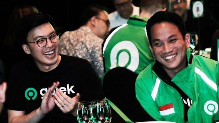 Co-Founder GoJek Kevin Aluwi dan Presiden GoJek Grup Andre Soelistyo. Foto : Internet
