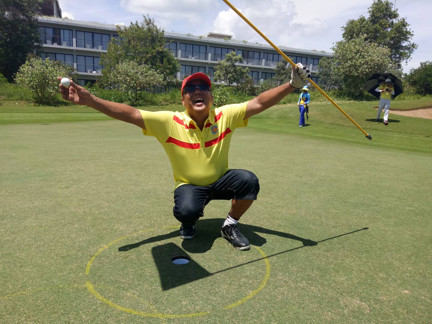 Wahyu Iramana Putra saat di Halls, Pecatu, Badung, Bali.