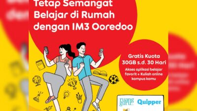 Corona, Indosat Ooredoo Berikan Kuota Gratis untuk Kuliah