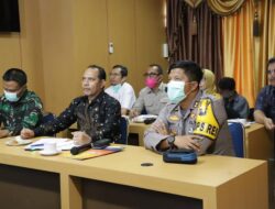 Pemko Solok Video Conference Percepatan Penanganan Covid-19
